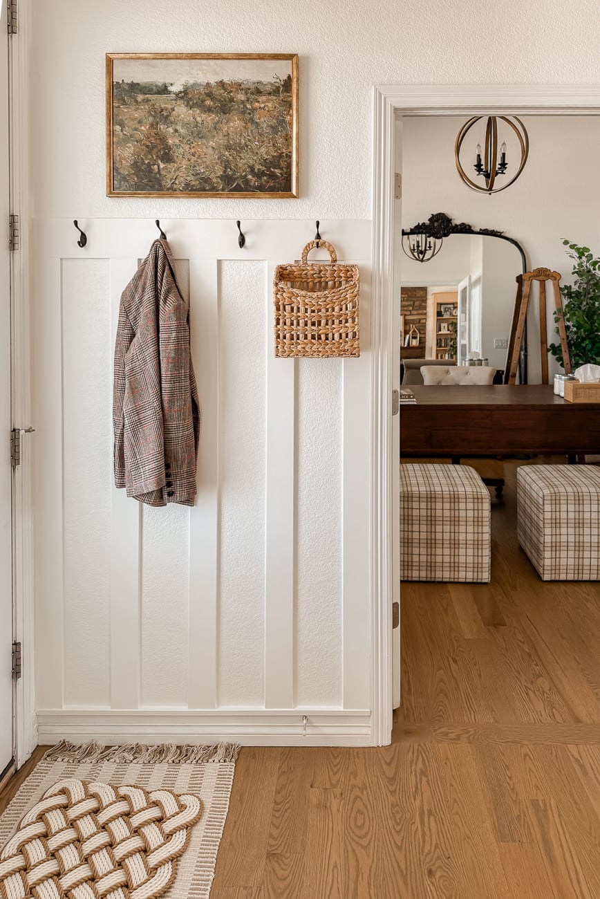 Entryway Refresh with Board and Batten