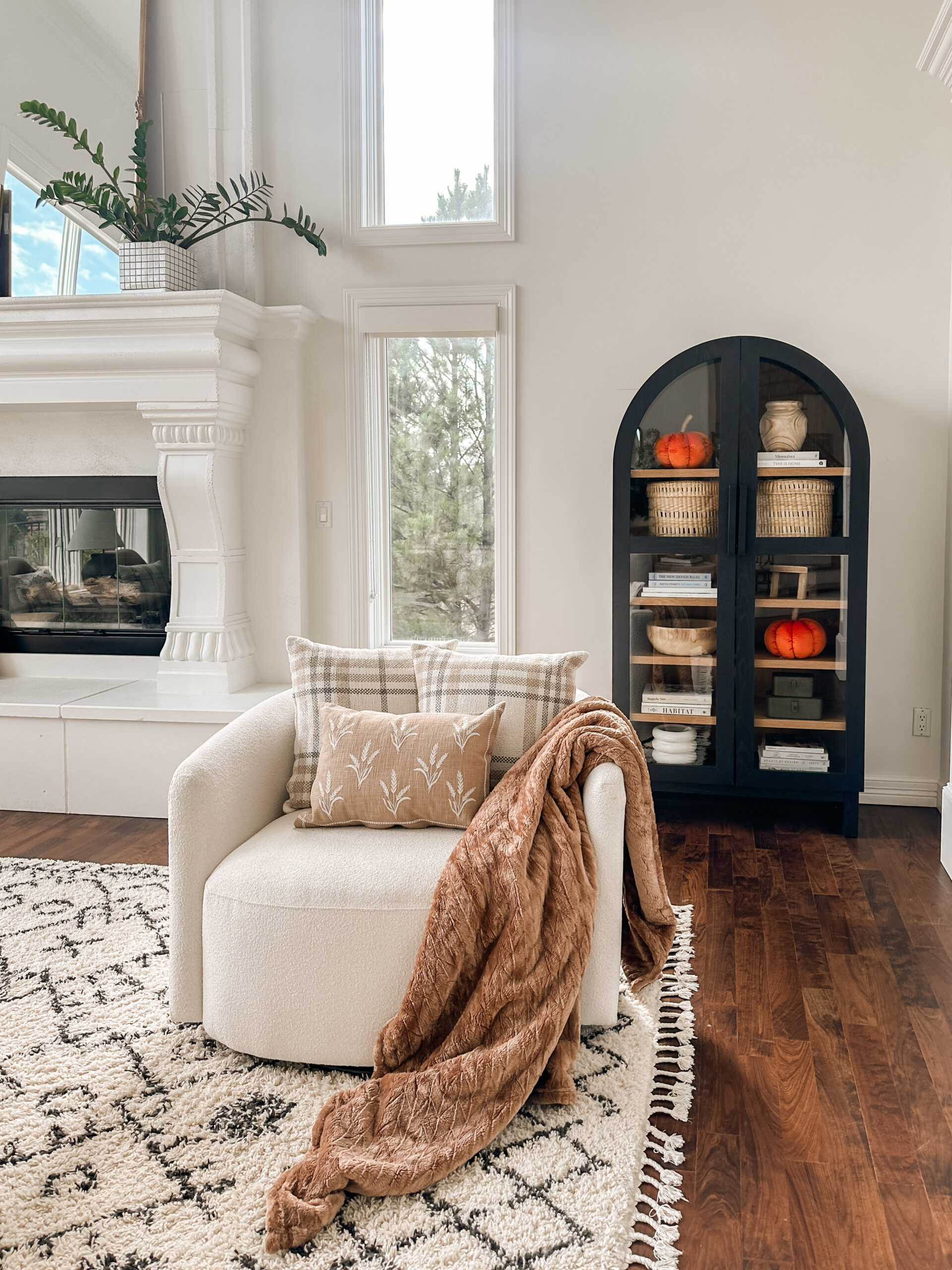 A Little Fall Decor in the Living Room
