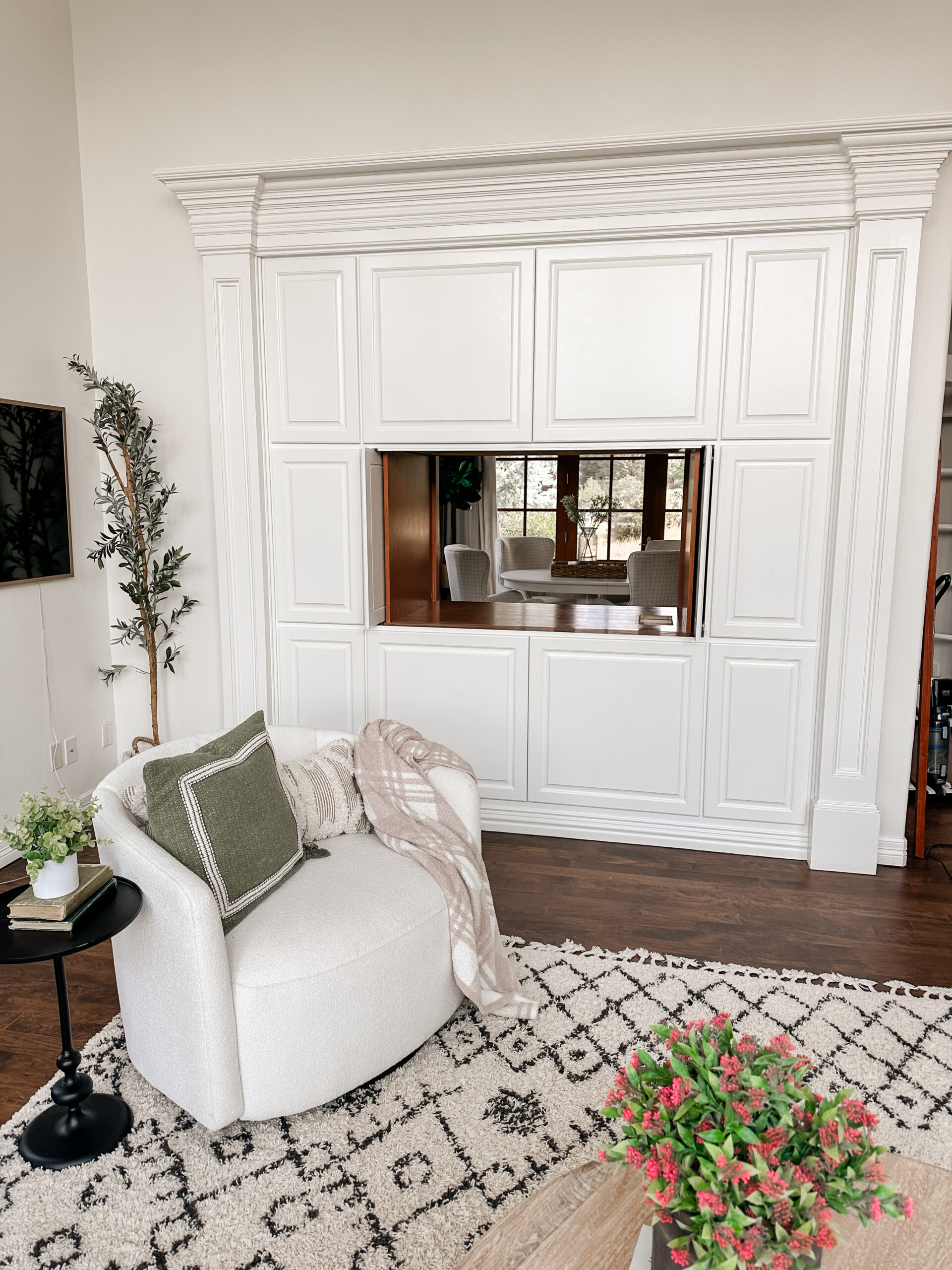 DIY Built-In Cabinet Transformation--Part 1. Living room media cabinet DIY.