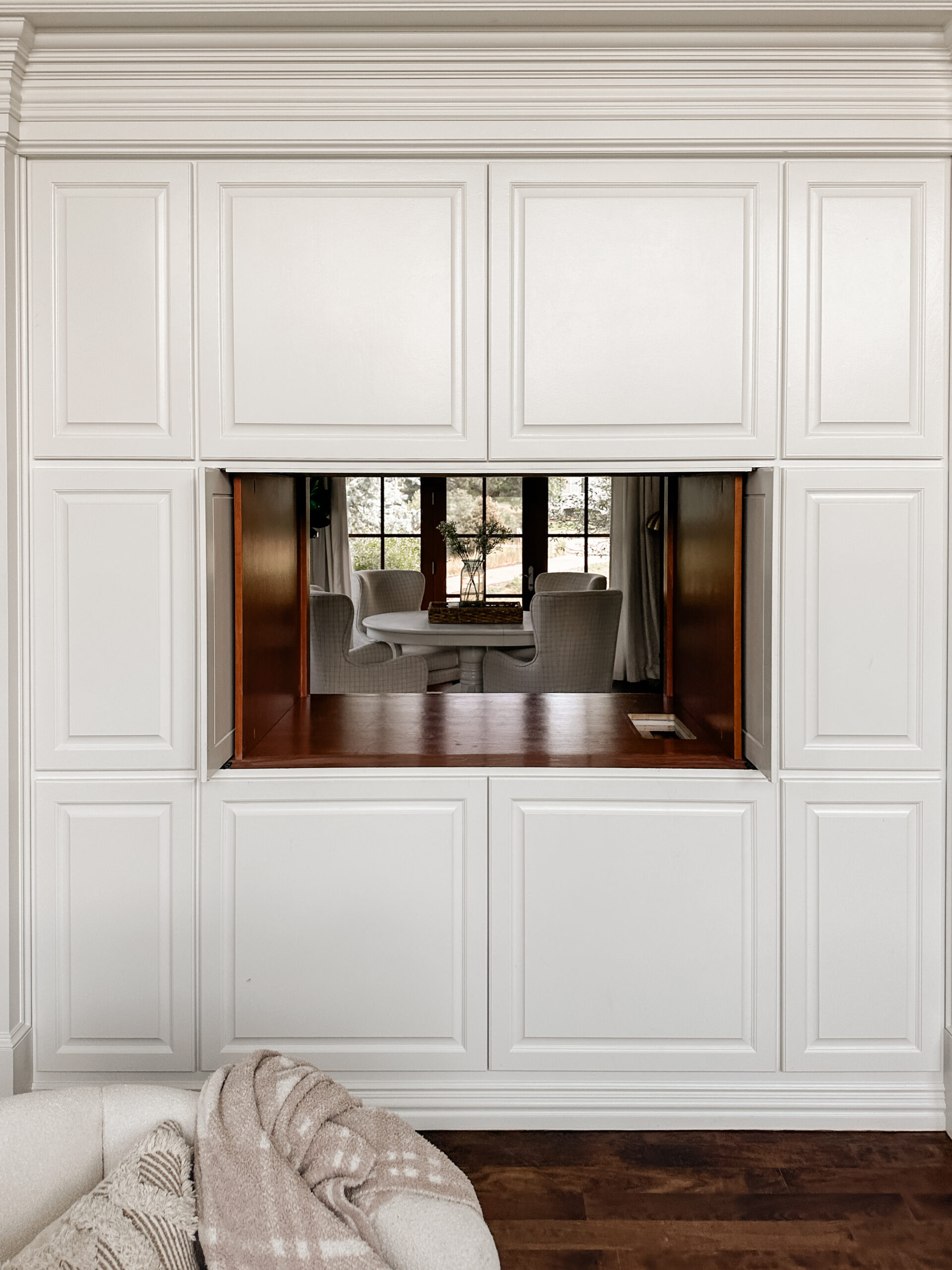 DIY Built-In Cabinet Transformation--Part 1. Living room media cabinet DIY.
