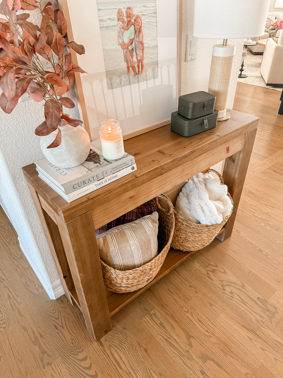New Console Table + Decor Idea