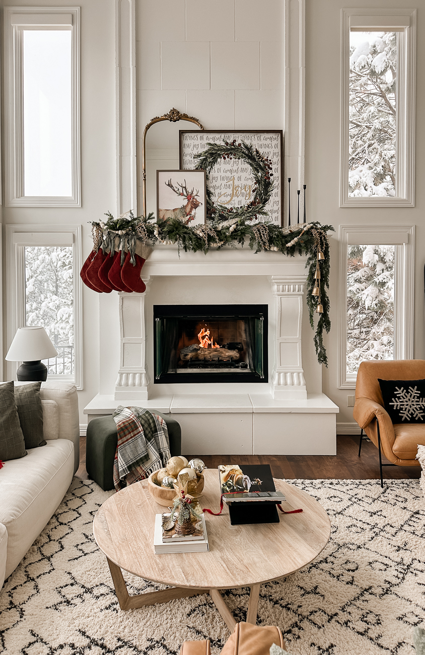 The Ultimate Christmas Mantle. Beautiful Christmas mantle look.