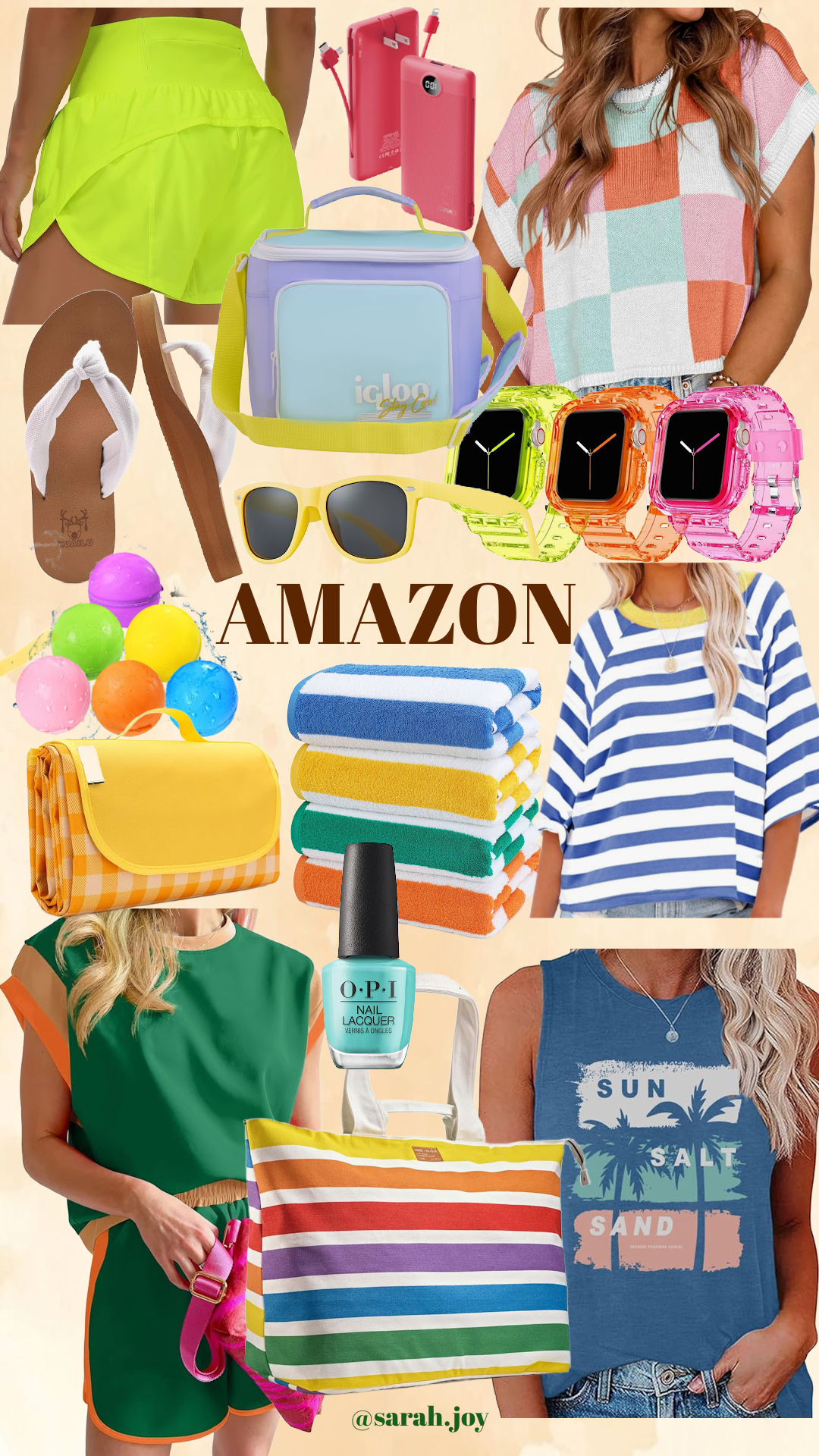 Summer finds from Amazon. Beach towels, workout shorts, summer beach finds, pool finds from Amazon.